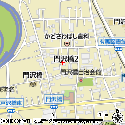 門沢橋第一児童公園周辺の地図