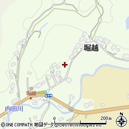 千葉県市原市堀越周辺の地図