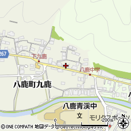 兵庫県養父市八鹿町九鹿246周辺の地図