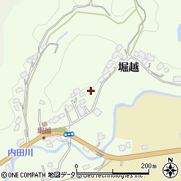 千葉県市原市堀越周辺の地図