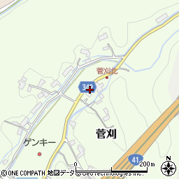岐阜県可児市菅刈1052周辺の地図