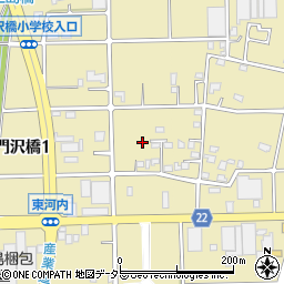 神奈川県海老名市門沢橋1丁目3周辺の地図