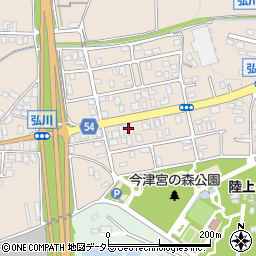 滋賀県高島市今津町弘川1470周辺の地図