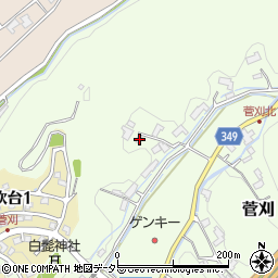 岐阜県可児市菅刈1120周辺の地図
