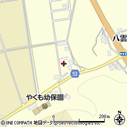島根県松江市八雲町東岩坂78周辺の地図