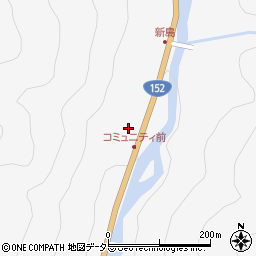 長野県飯田市上村中郷410周辺の地図