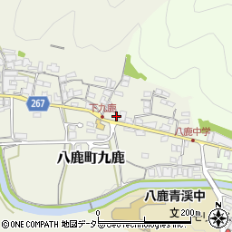 兵庫県養父市八鹿町九鹿252周辺の地図