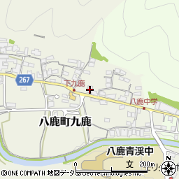 兵庫県養父市八鹿町九鹿258周辺の地図