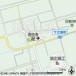 滋賀県長浜市下之郷町262周辺の地図