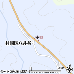 兵庫県美方郡香美町村岡区八井谷684周辺の地図