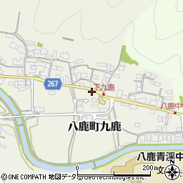 兵庫県養父市八鹿町九鹿497-4周辺の地図