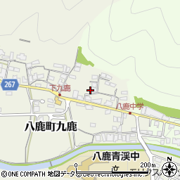 兵庫県養父市八鹿町九鹿261周辺の地図