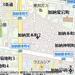 岐阜県岐阜市加納黒木町周辺の地図