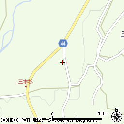 鳥取県東伯郡琴浦町三本杉1049周辺の地図