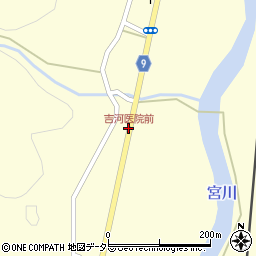 吉河医院前周辺の地図