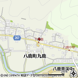 兵庫県養父市八鹿町九鹿485-1周辺の地図