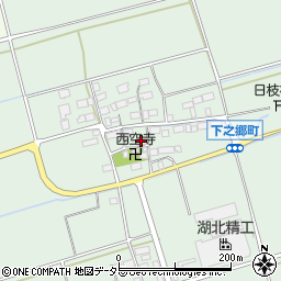 下之郷中町会館周辺の地図