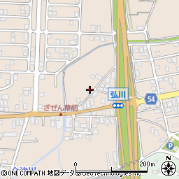 滋賀県高島市今津町弘川1553-1周辺の地図