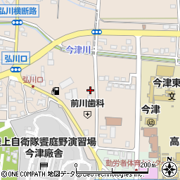 滋賀県高島市今津町弘川255周辺の地図