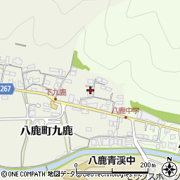 兵庫県養父市八鹿町九鹿277周辺の地図