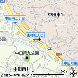 デイサービスプラス　中田店周辺の地図