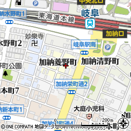 ＡＰパークＪＲ岐阜駅南駐車場周辺の地図
