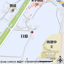 鳥取県米子市日原488周辺の地図