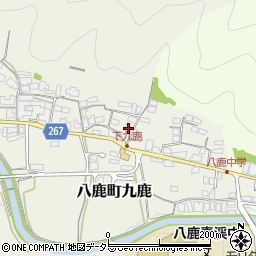 兵庫県養父市八鹿町九鹿485-2周辺の地図