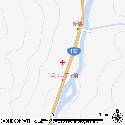 長野県飯田市上村399周辺の地図