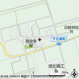滋賀県長浜市下之郷町261-7周辺の地図