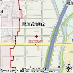 岐阜県各務原市那加岩地町周辺の地図