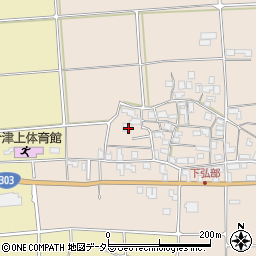 滋賀県高島市今津町下弘部671周辺の地図