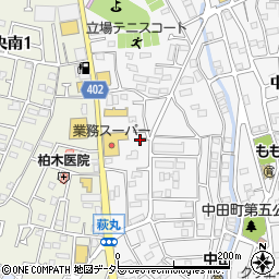 中田町下村町内会館周辺の地図