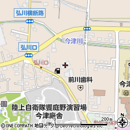滋賀県高島市今津町弘川260周辺の地図
