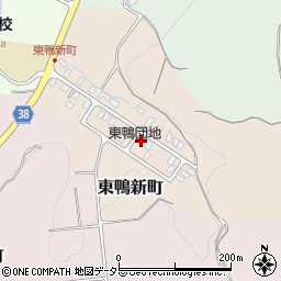 鳥取県倉吉市東鴨新町周辺の地図