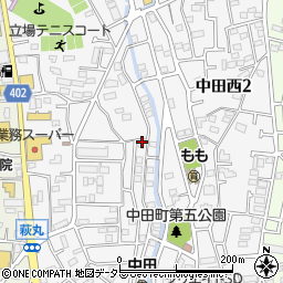 神奈川県横浜市泉区中田西周辺の地図