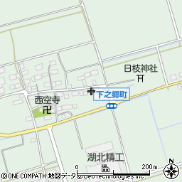 滋賀県長浜市下之郷町255周辺の地図