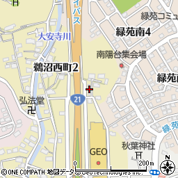 坂井茶園周辺の地図