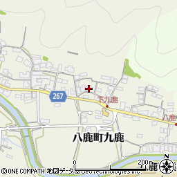兵庫県養父市八鹿町九鹿477周辺の地図