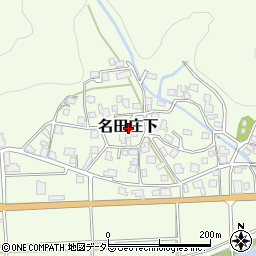 福井県おおい町（大飯郡）名田庄下周辺の地図