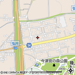 滋賀県高島市今津町弘川1516周辺の地図