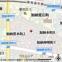 岐阜県岐阜市加納黒木町1丁目16周辺の地図