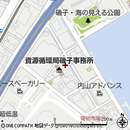 横浜市役所　資源循環局家庭系対策部磯子事務所周辺の地図
