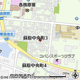 岐阜県各務原市蘇原中央町3丁目114周辺の地図