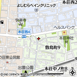 ミニストップ岐阜敷島町店周辺の地図