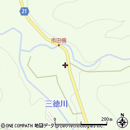 鳥取県東伯郡三朝町坂本91周辺の地図