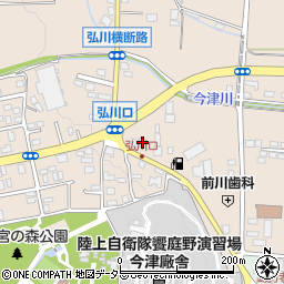 滋賀県高島市今津町弘川276周辺の地図