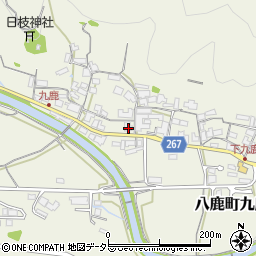 兵庫県養父市八鹿町九鹿453周辺の地図