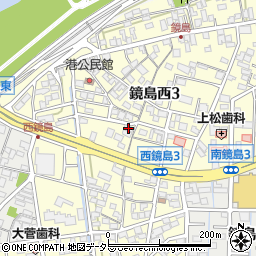 奥田荘周辺の地図