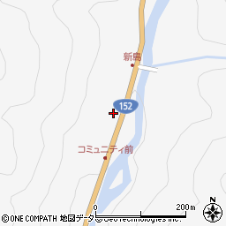 長野県飯田市上村399周辺の地図